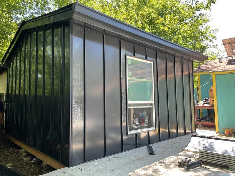 Black standing seam metal wall panels for Metal Roof Installation in Westchester